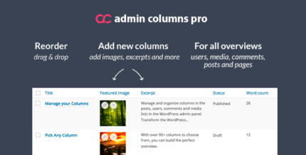 Admin Columns Pro