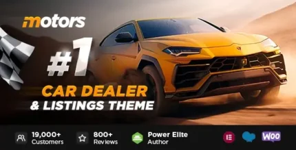 Motors Car Dealer WordPress Theme - Theme Tối Ưu Cho Đại Lý Xe Hơi Và Thuê Xe