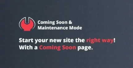 Coming Soon & Maintenance Mode