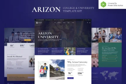 Arizon – College & University Elementor Template Kit