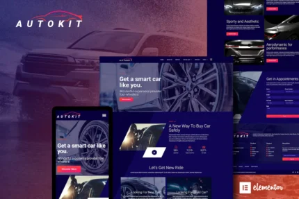 AutoKit – Auto Dealership & Car Listing Elementor Template Kit