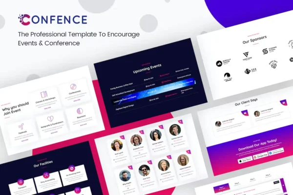 Confence – Event & Conference Elementor Template Kit