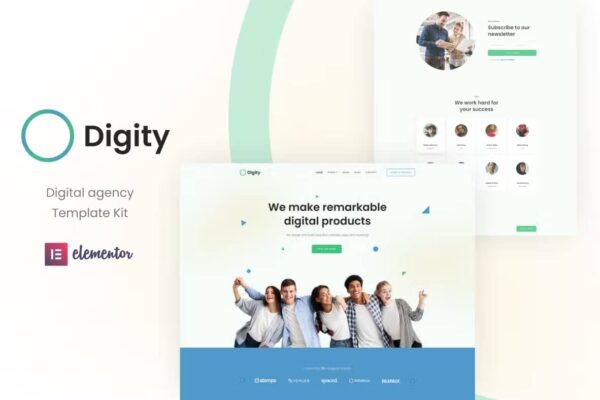 Digity – Digital Agency Elementor Template Kit