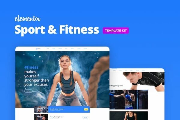 Finess – Fitness Elementor Template Kit